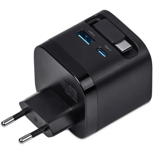 Alex Varga Salazar Fast Charge 65W PD Wall Charger Cable Ports